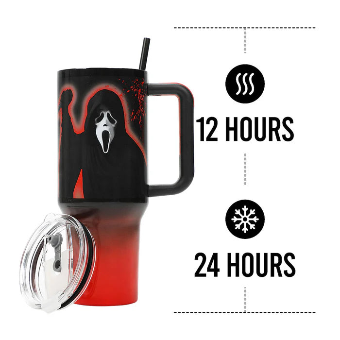 Scream Ghost Face Stainless Steel Tumbler