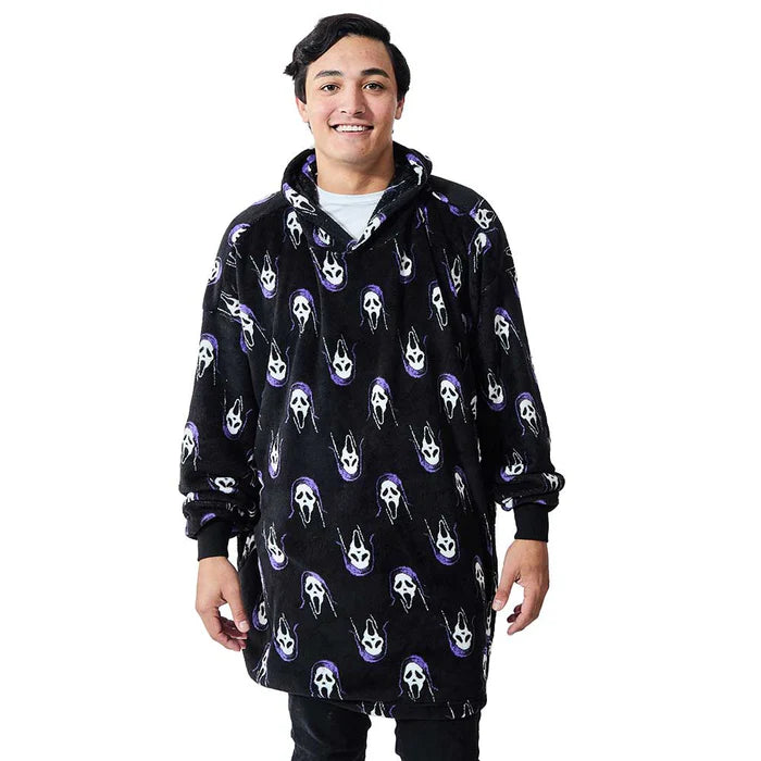 Scream Ghost Face Hoodie Blanket