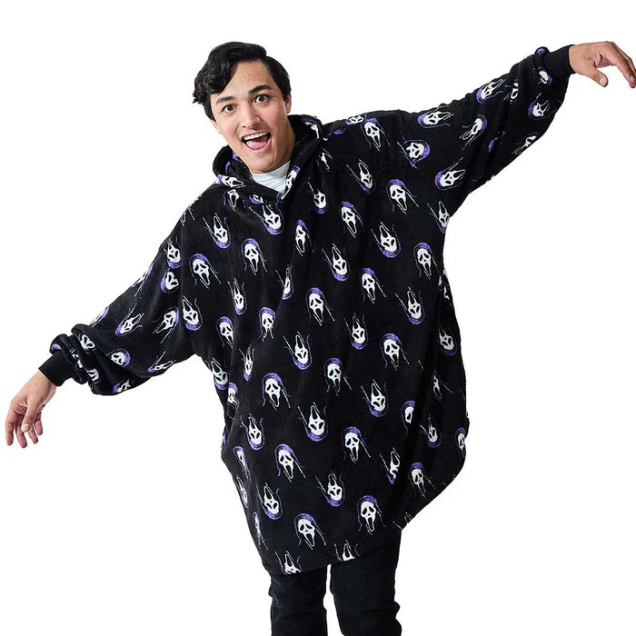 Scream Ghost Face Hoodie Blanket