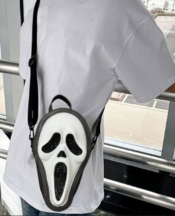 Ghost Face Scream Cross Body Bag