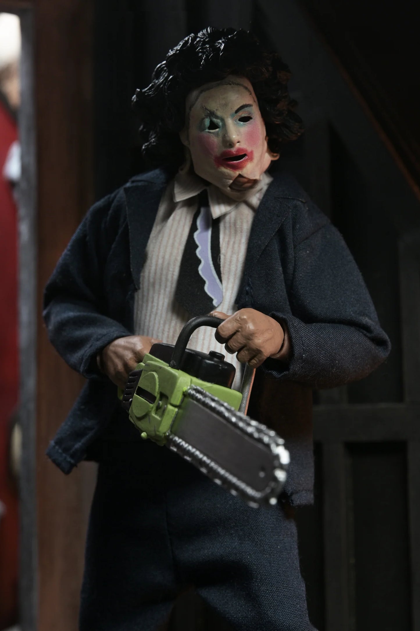 NECA Texas Chainsaw Massacre - Leatherface with Pretty Woman Mask 8" Clothed Figure