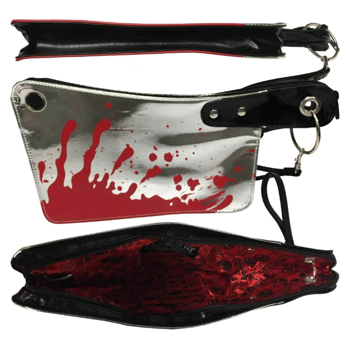 Kreepsville 666 - Cleaver Clutch Bag Metallic