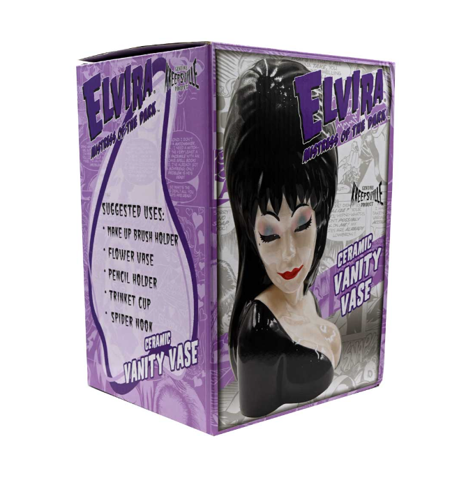 Kreepsville 666 - Elvira Portrait Ceramic Vase - Damaged Packaging