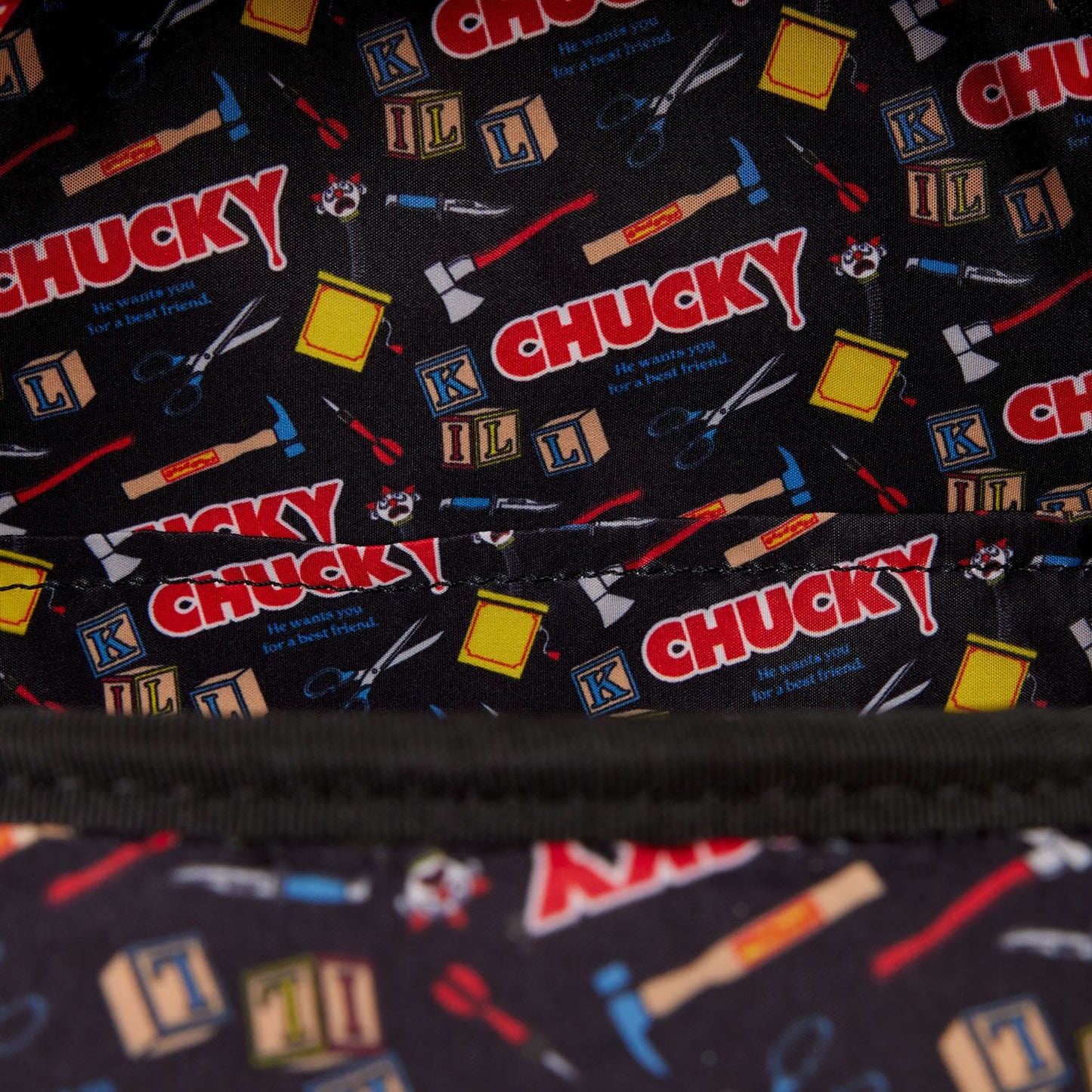 Loungefly - Chucky Pop-Up Clown Cosplay Mini Backpack