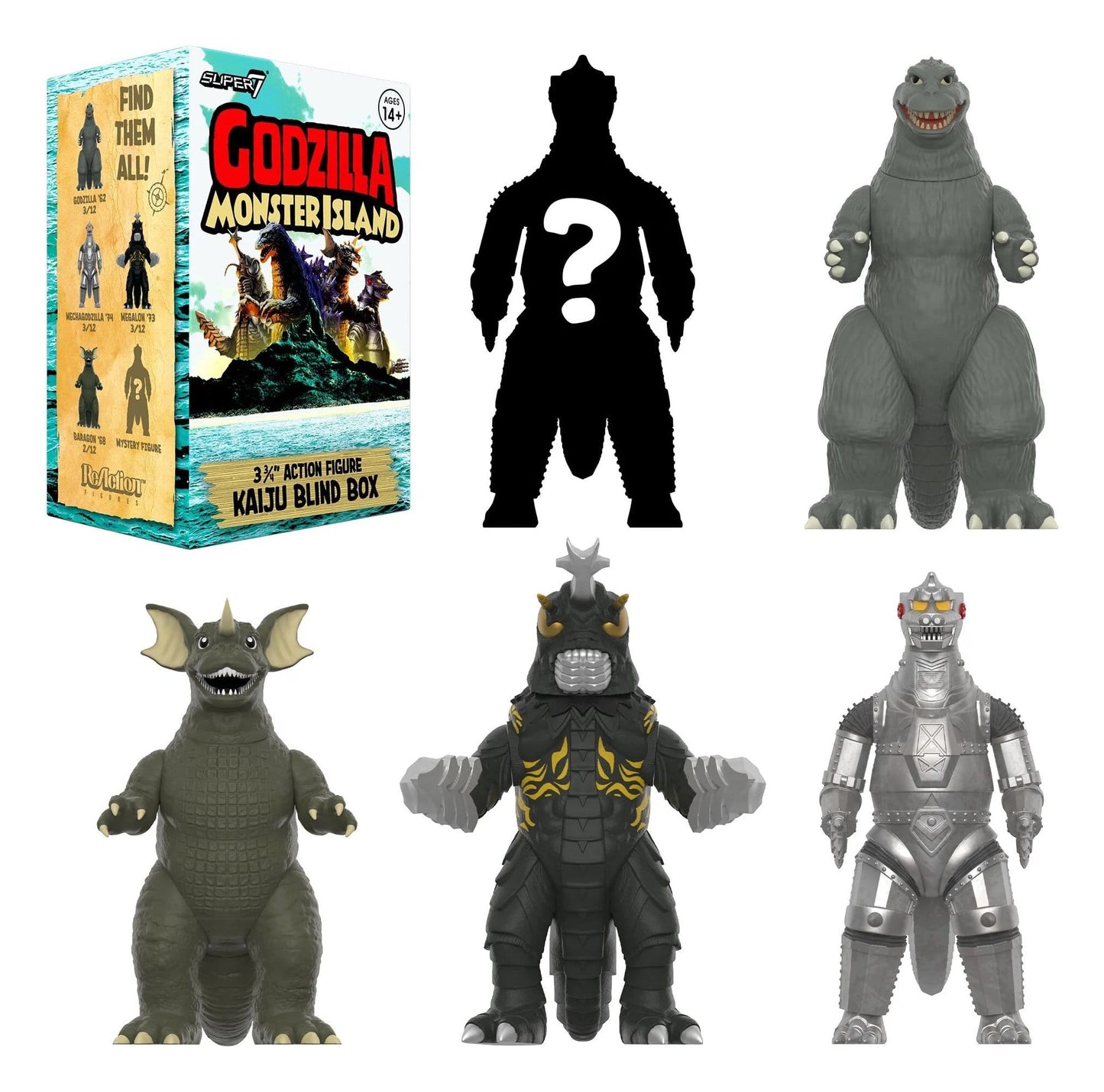 Super7 - Godzilla Toho (Monster Island) Action Figure Blind Box Wave 7