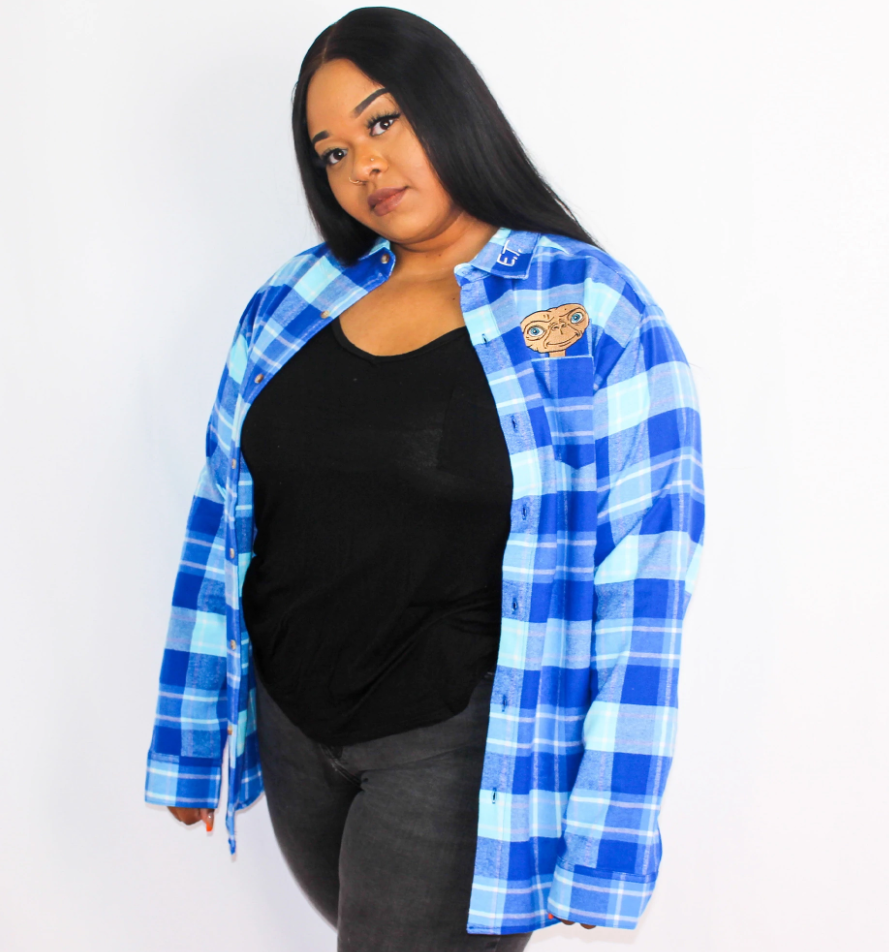 Cakeworthy x E.T. Phone Home Flannel