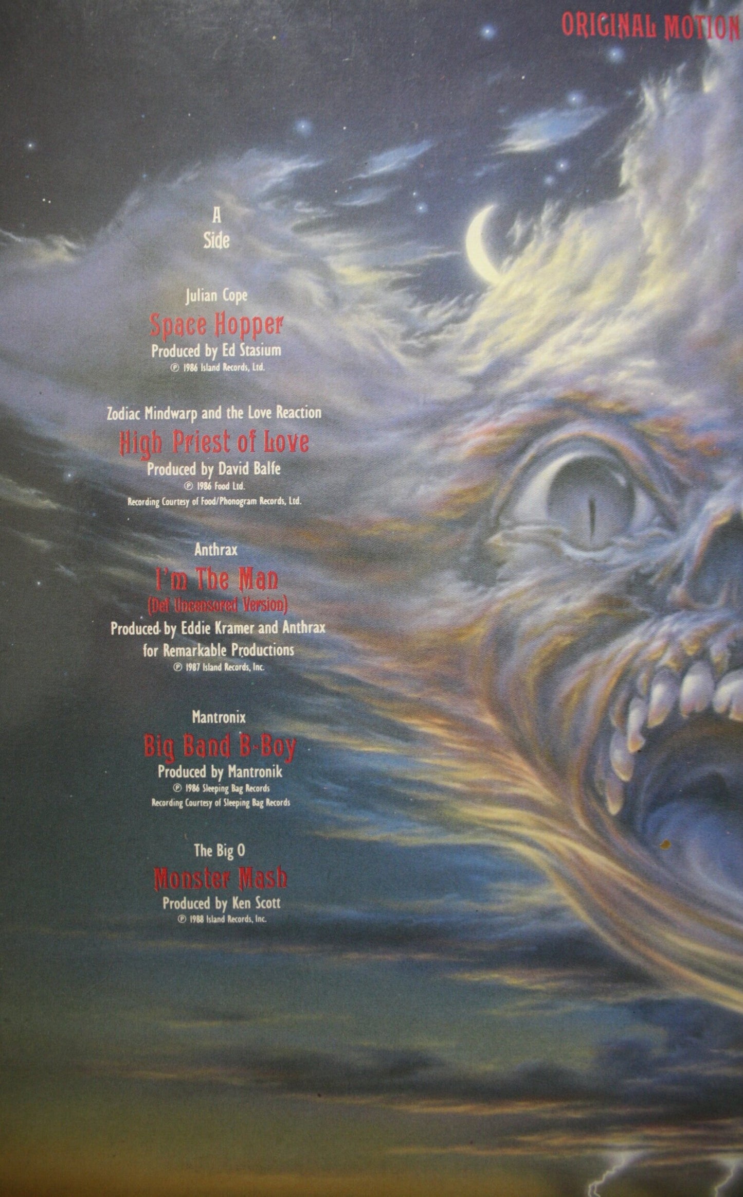 The Return Of The Living Dead Part II (Original Motion Picture Soundtrack) Vinyl
