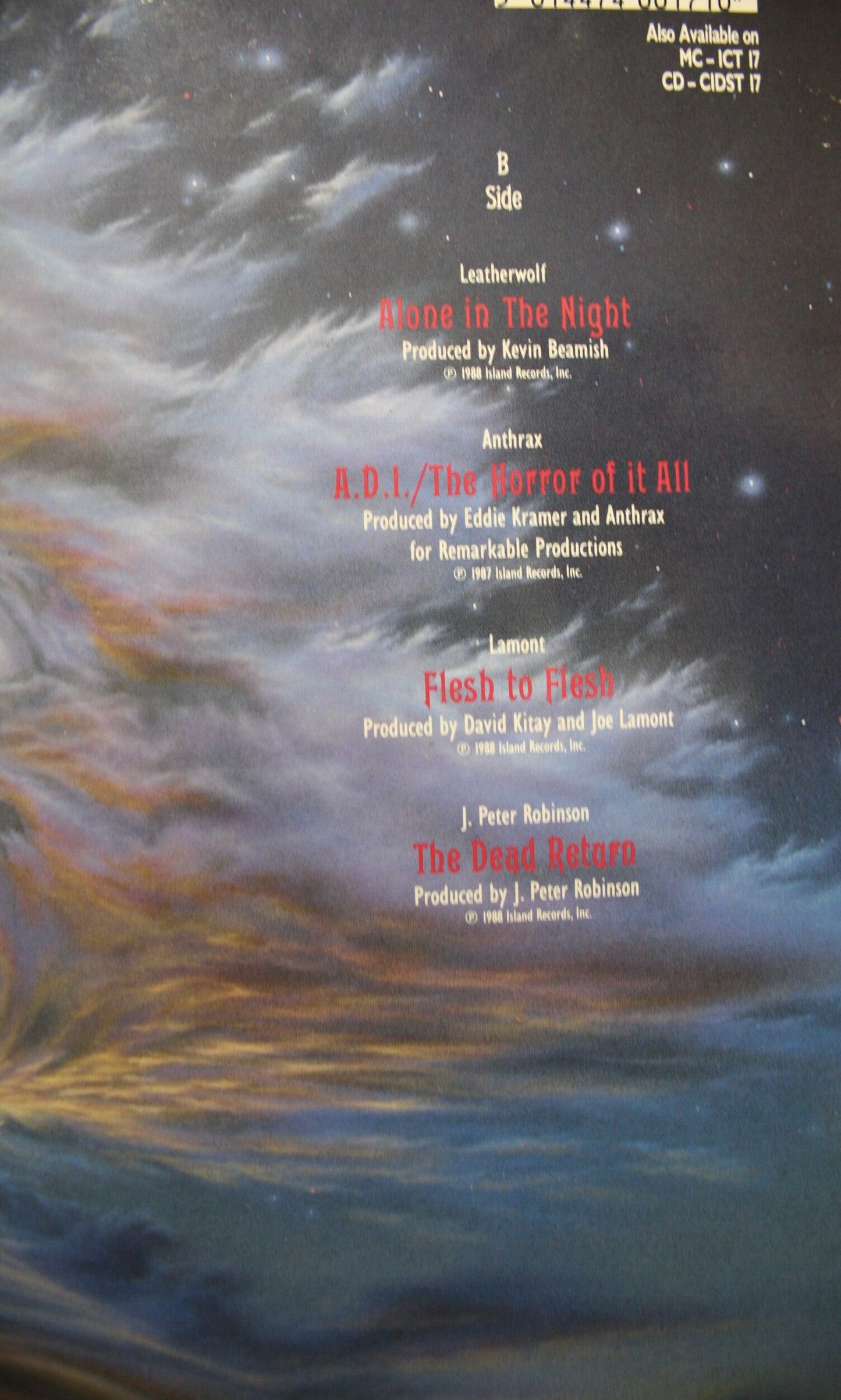 The Return Of The Living Dead Part II (Original Motion Picture Soundtrack) Vinyl