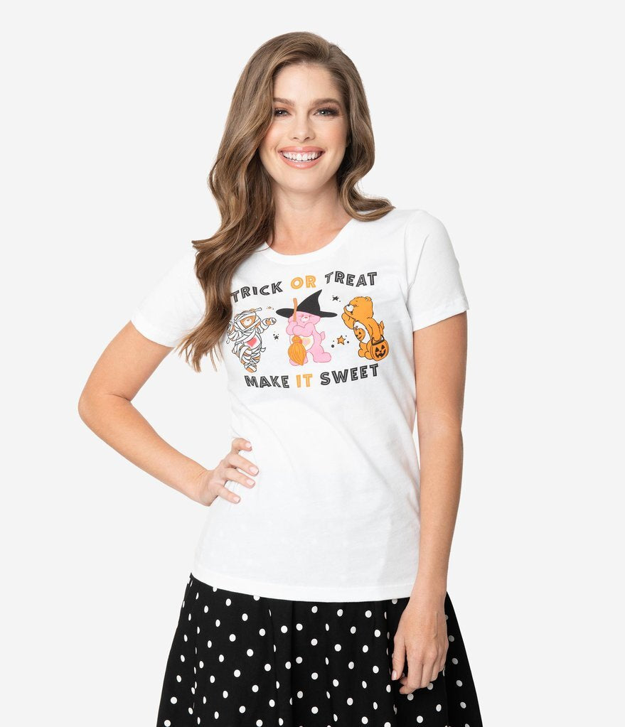 Unique Vintage X Care Bears Trick Or Treat Make It Sweet Women's Tee