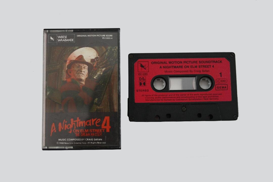 A Nightmare on Elm Street 4: The Dream Master Cassette Tape 1988