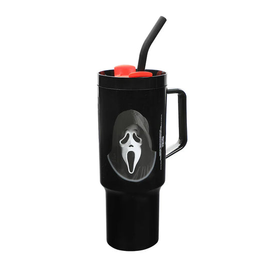 Scream Ghost Face Plastic Tumbler