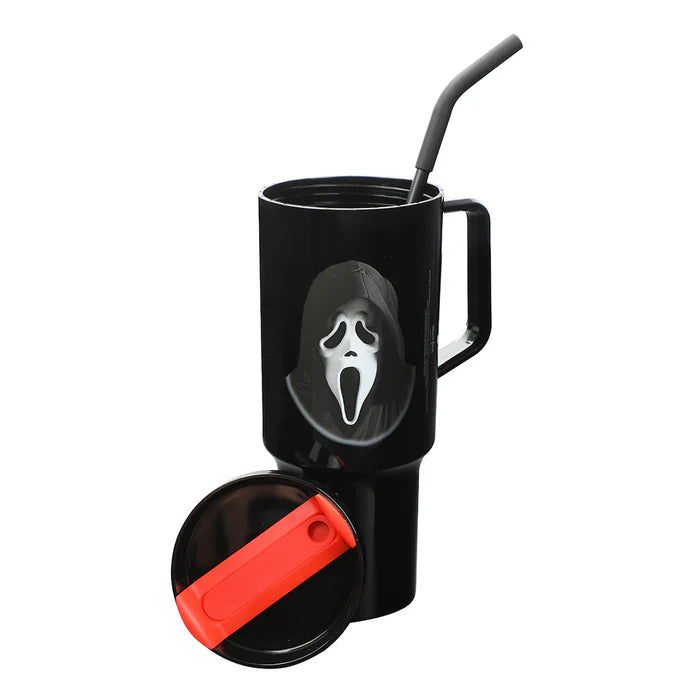 Scream Ghost Face Plastic Tumbler
