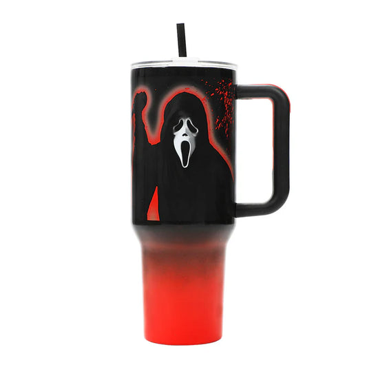 Scream Ghost Face Stainless Steel Tumbler