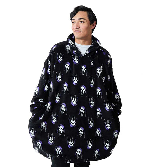 Scream Ghost Face Hoodie Blanket