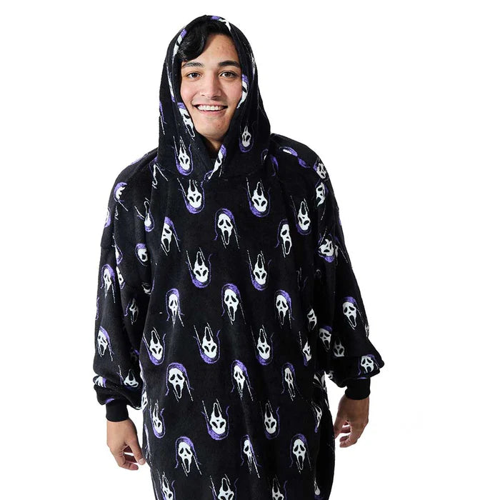 Scream Ghost Face Hoodie Blanket