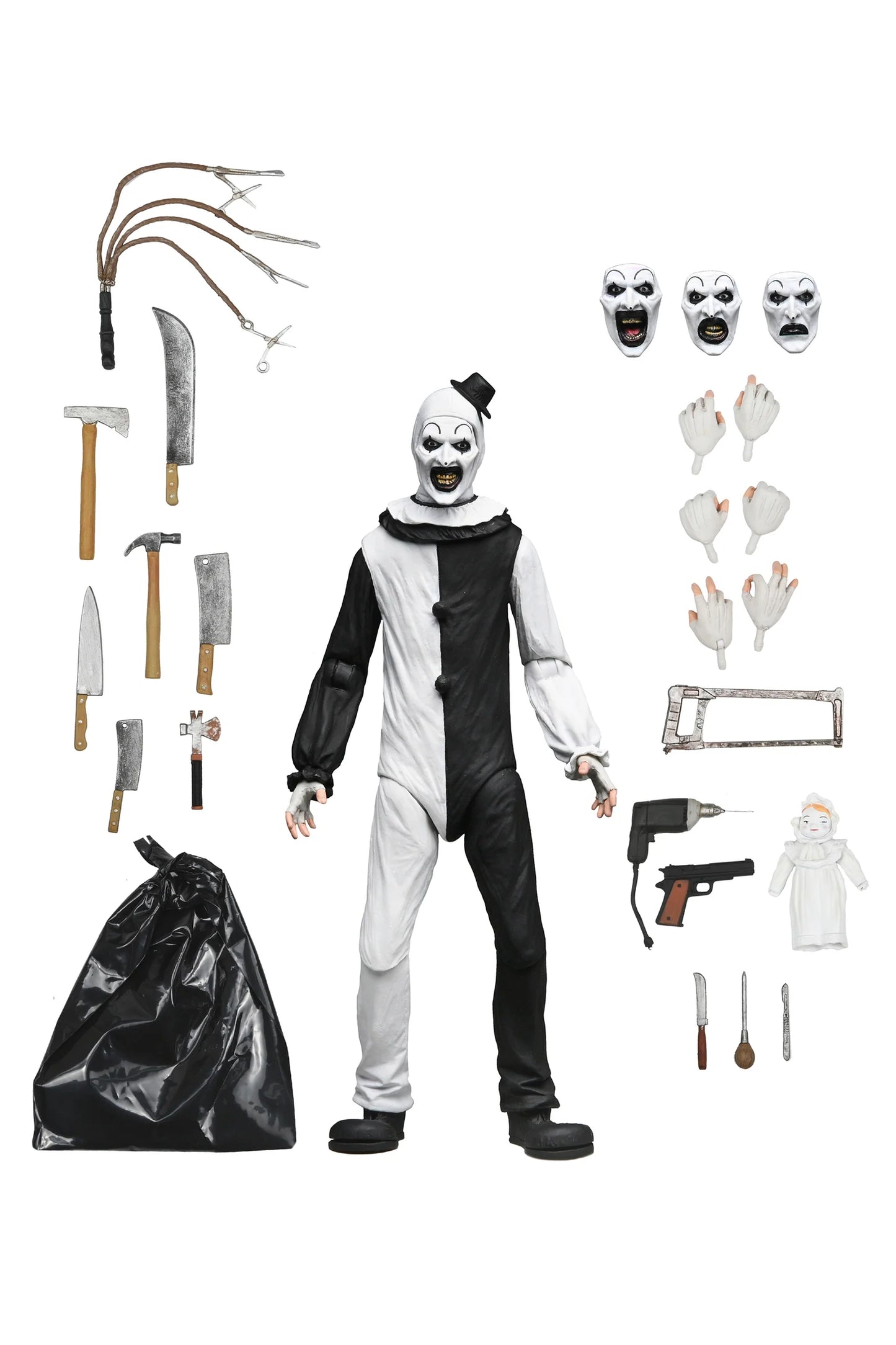 NECA - Terrifier Ultimate Art the Clown 7" Scale Action Figure