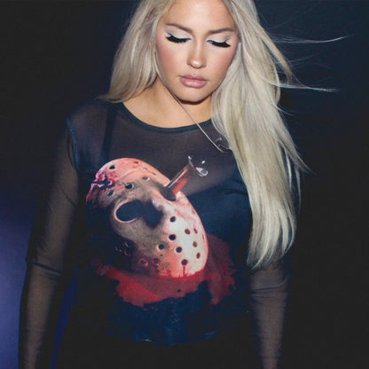 Cakeworthy x Friday the 13th Mesh Top