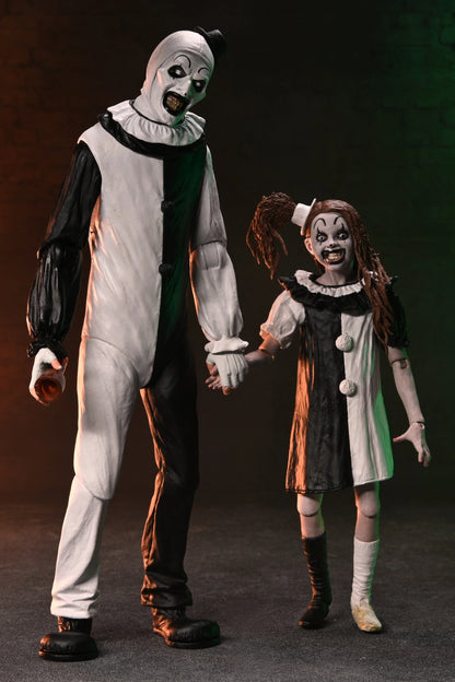 NECA - Terrifier 2 Ultimate Art the Clown and The Little Pale Girl 7" Scale Action Figure 2-Pack