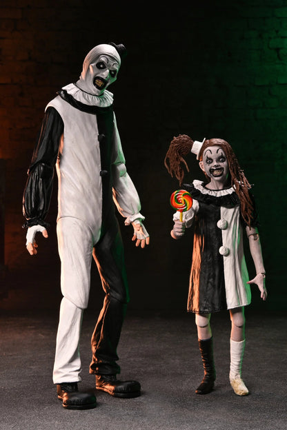 NECA - Terrifier 2 Ultimate Art the Clown and The Little Pale Girl 7" Scale Action Figure 2-Pack