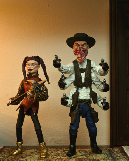 NECA - Puppet Master Six Shooter & Jester Ultimate 7″ Action Figures - DAMAGED PACKAGING