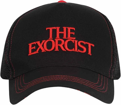 Black cap with 'The Exorcist' text in red on a white background