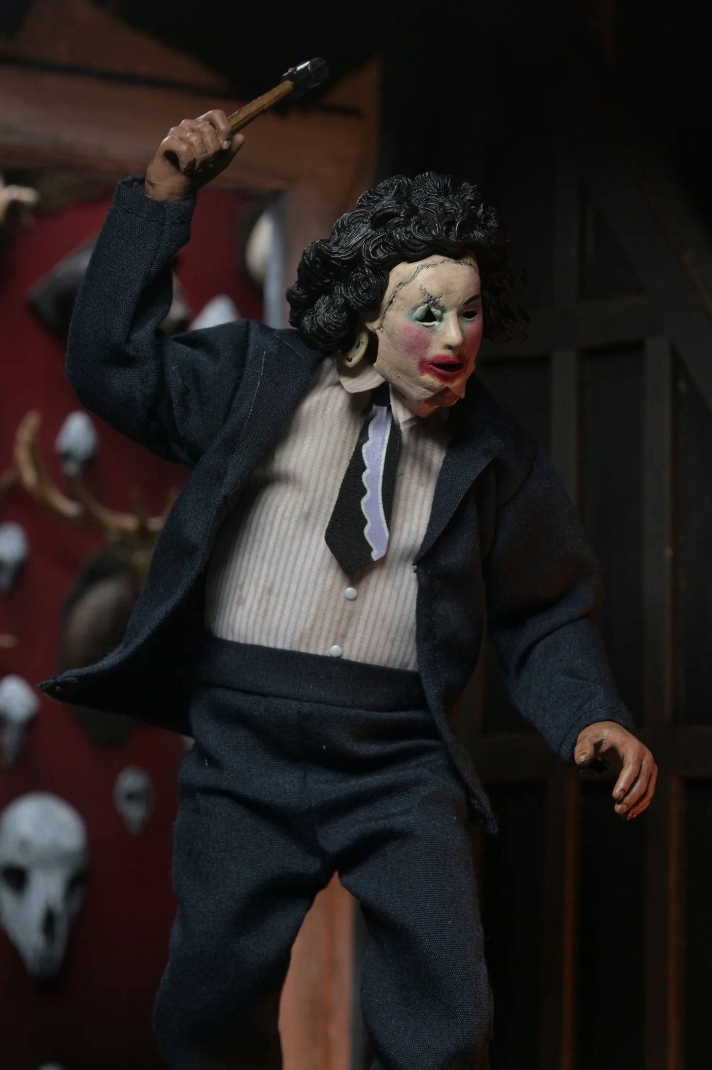 NECA Texas Chainsaw Massacre - Leatherface with Pretty Woman Mask 8" Clothed Figure