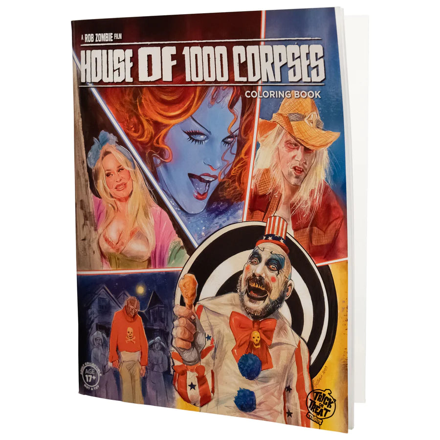House of 1000 Corpses Rob Zombie Activity Colouring Book Trick or Treat Studios