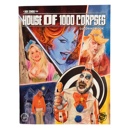 House of 1000 Corpses Rob Zombie Activity Colouring Book Trick or Treat Studios