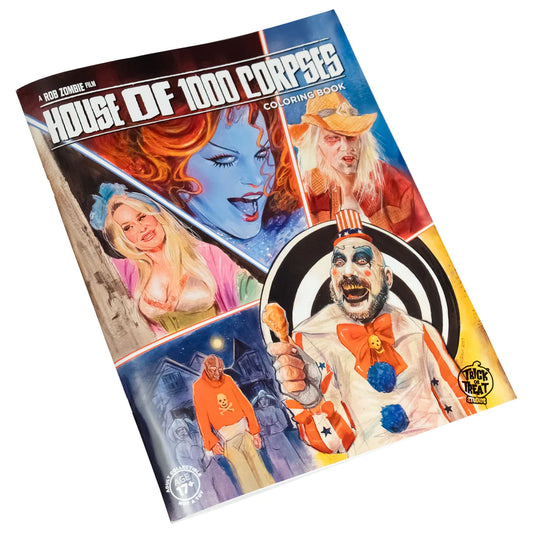 House of 1000 Corpses Rob Zombie Activity Colouring Book Trick or Treat Studios
