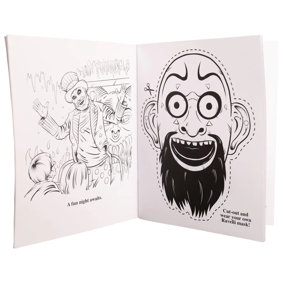 House of 1000 Corpses Rob Zombie Activity Colouring Book Trick or Treat Studios
