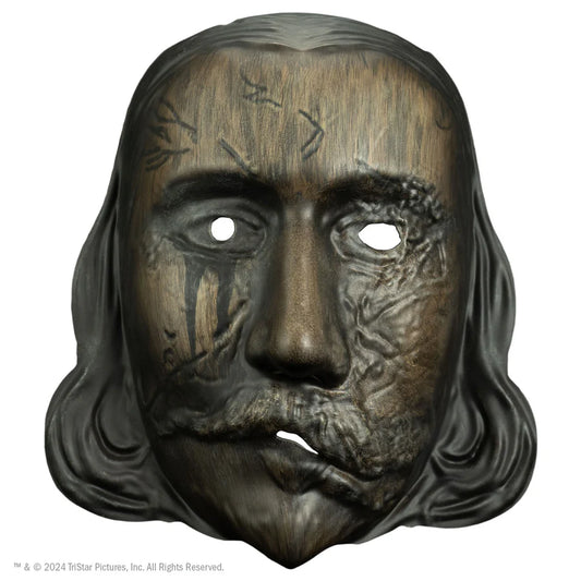 Thanksgiving John Carver mask from Eli Roth's slasher. Burnt injection mask by Trick or Treat Studios