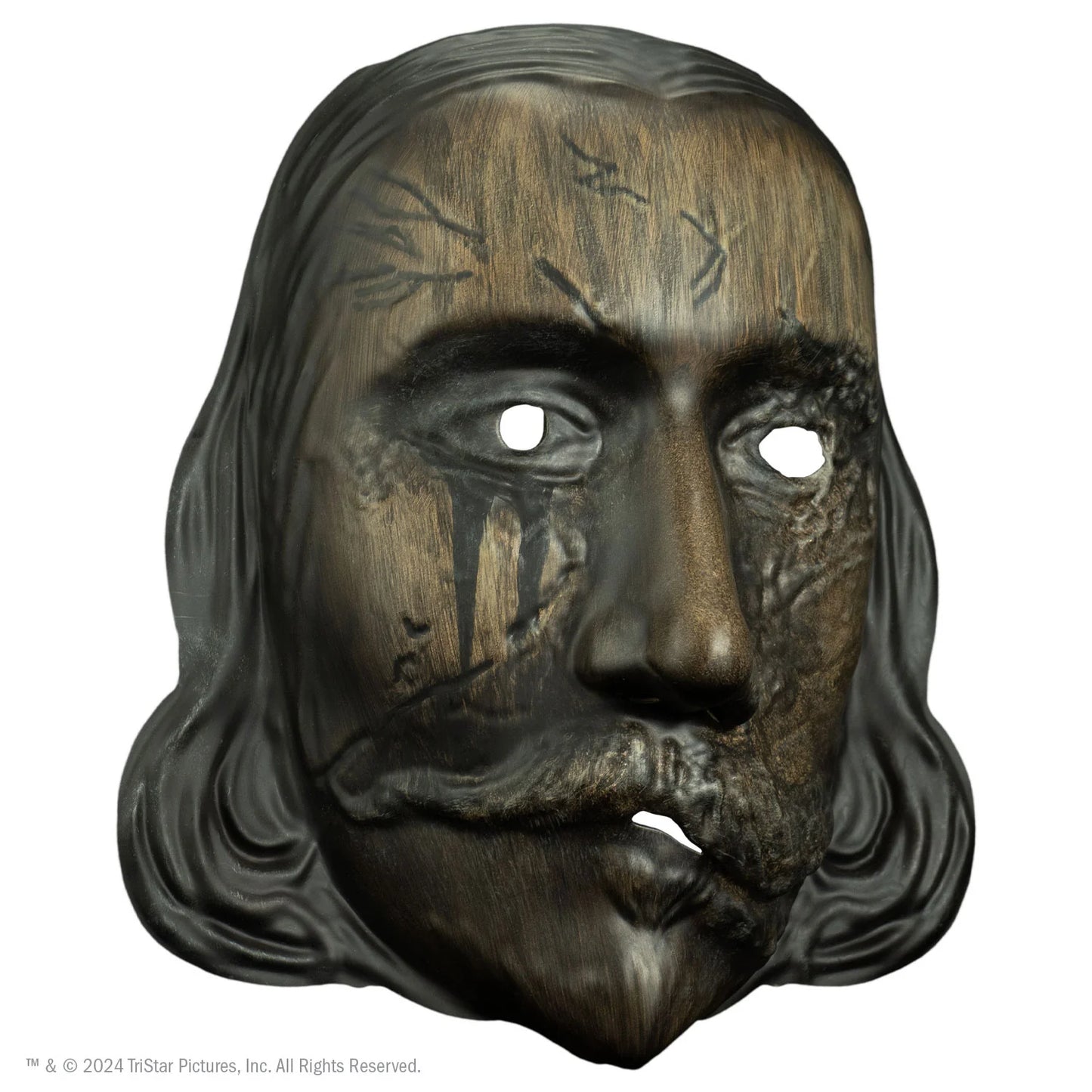 Thanksgiving John Carver mask from Eli Roth's slasher. Burnt injection mask by Trick or Treat Studios