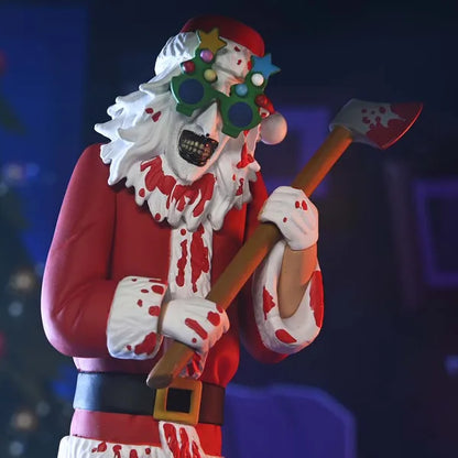 NECA Toony Terrors - Terrifier 3: Art The Clown (Bloody Santa Suit) Action Figure