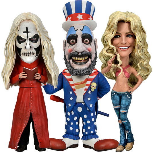 NECA- House of 1000 Corpses Little Big Head Stylized Vinyl Figures 3-Pack