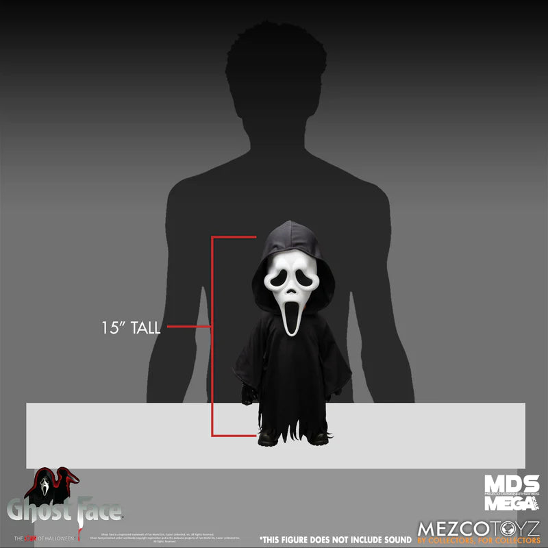 Mezco MDS Mega Scale - Scream Ghost Face - DAMAGED BOX