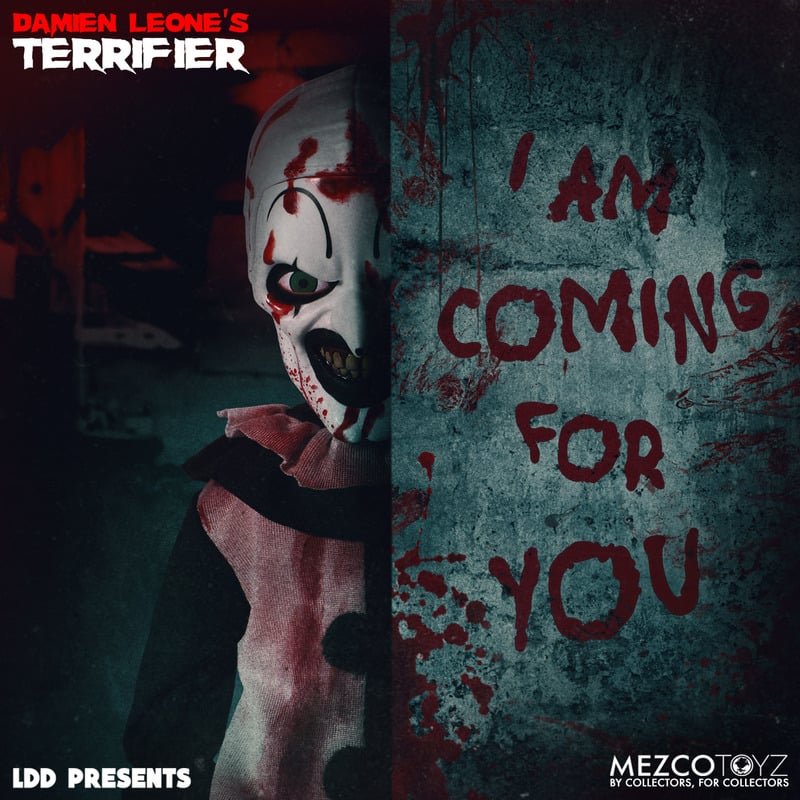 MEZCO Living Dead Dolls - Terrifier: Art the Clown - Blood Splatter Limited Edition