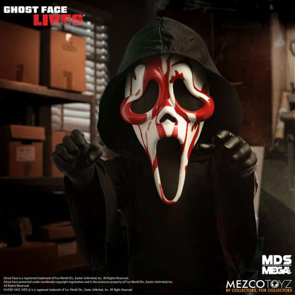 MEZCO MDS Bloody Ghost Face