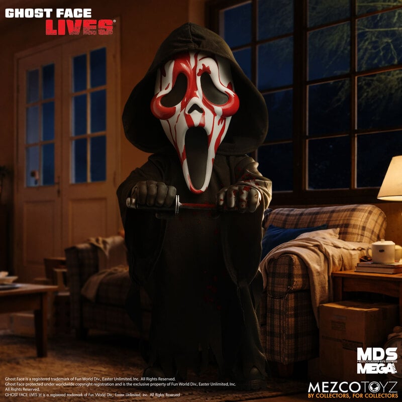MEZCO MDS Bloody Ghost Face