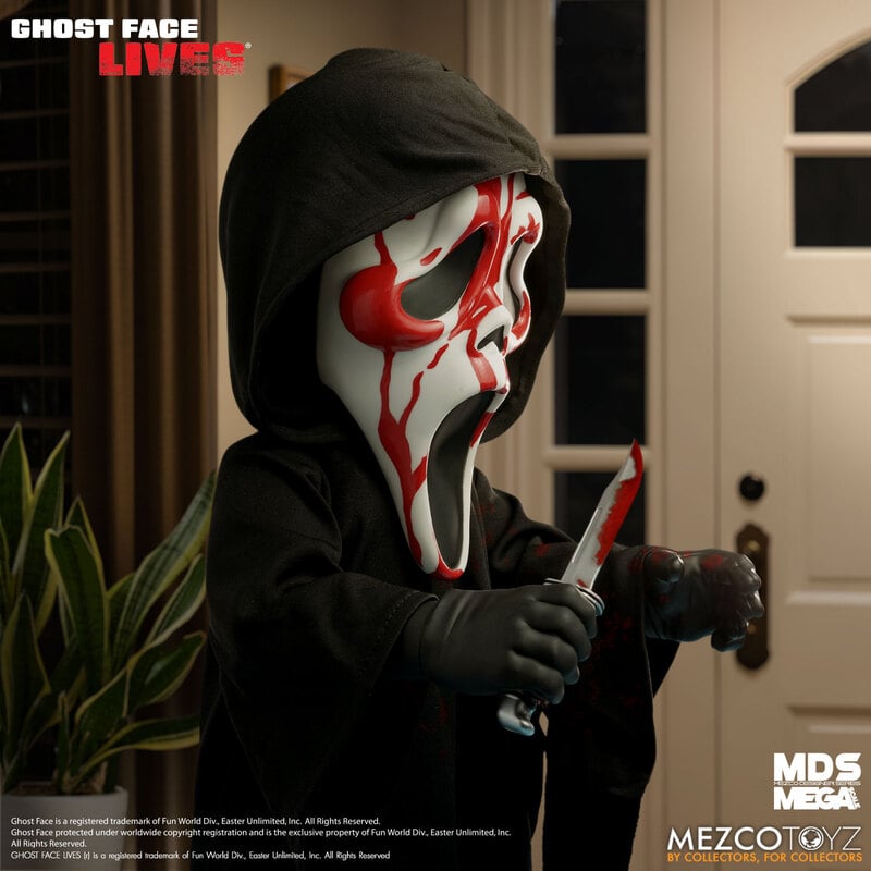 MEZCO MDS Bloody Ghost Face