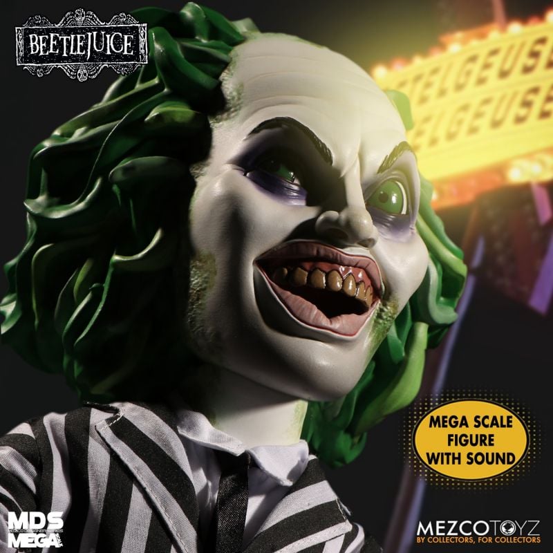 MEZCO MDS Mega Scale Talking Beetlejuice