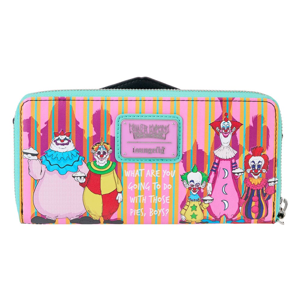 Loungefly Killer Klowns From Outer Space Zip Around Wristlet