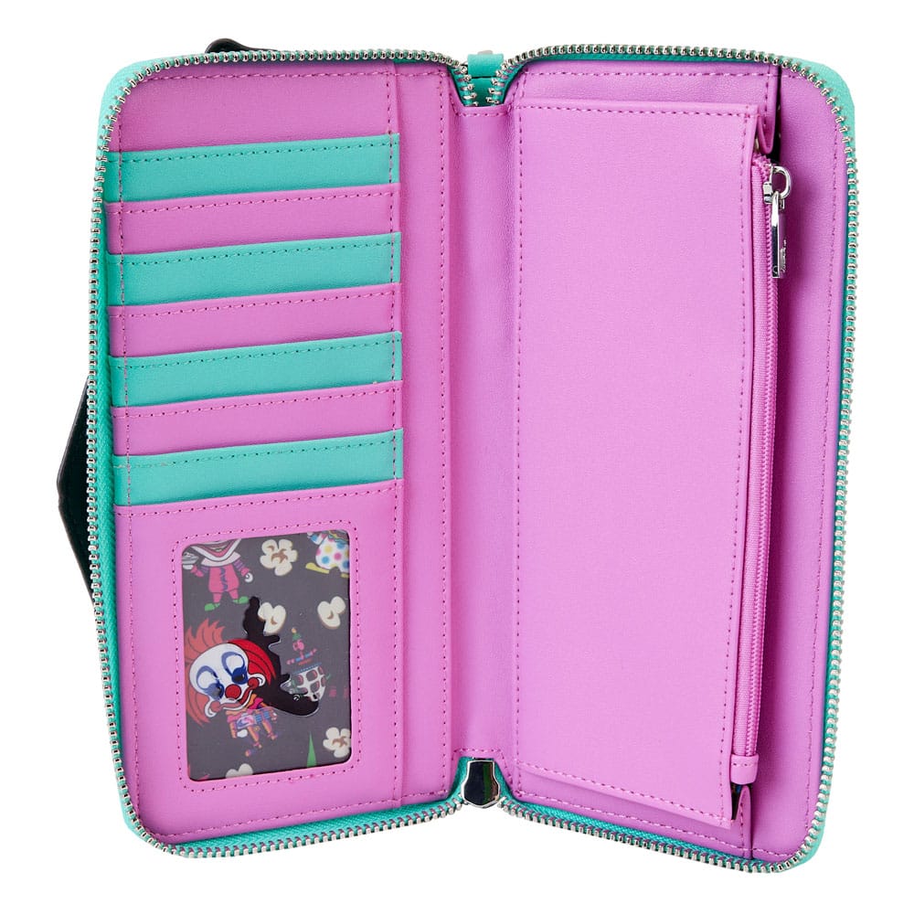Loungefly Killer Klowns From Outer Space Zip Around Wristlet