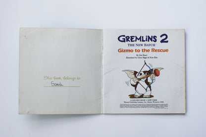 Gremlins 2 The New Batch Gizmo to the Rescue Book