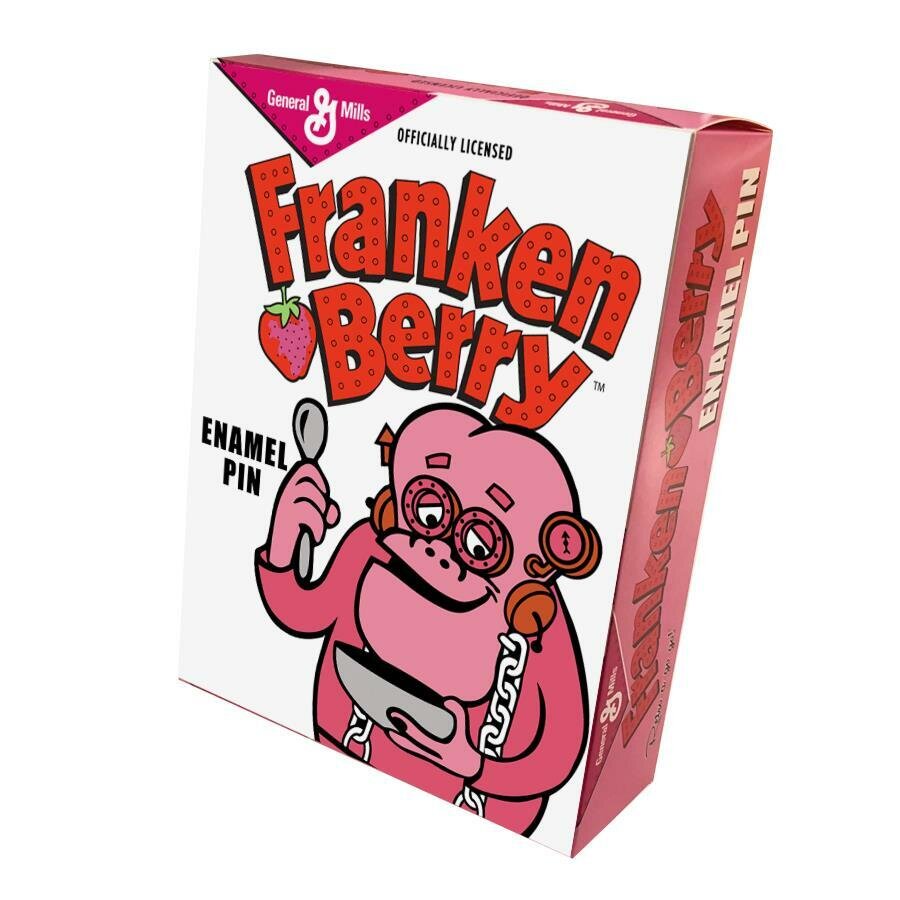 Retro-a-go-go! - General Mills Franken Berry Portrait Enamel Pin