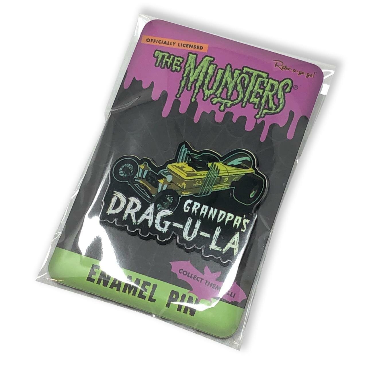 Retro-a-go-go! - Grandpa's DRAG-U-LA Collectable Pin