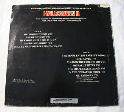 Halloween II Vinyl 1982 - French