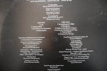 Music Excerpts From The Motion Picture The Exorcist Vinyl