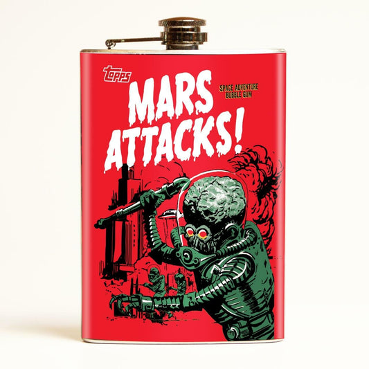Retro-a-go-go! - Mars Attacks Vintage Wrapper Flask