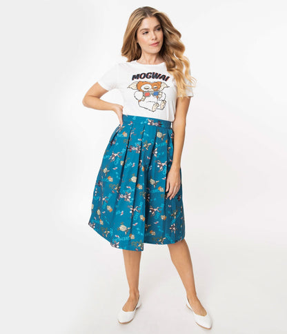 Unique Vintage X Gremlins The First Batch Print Jayne Swing Skirt