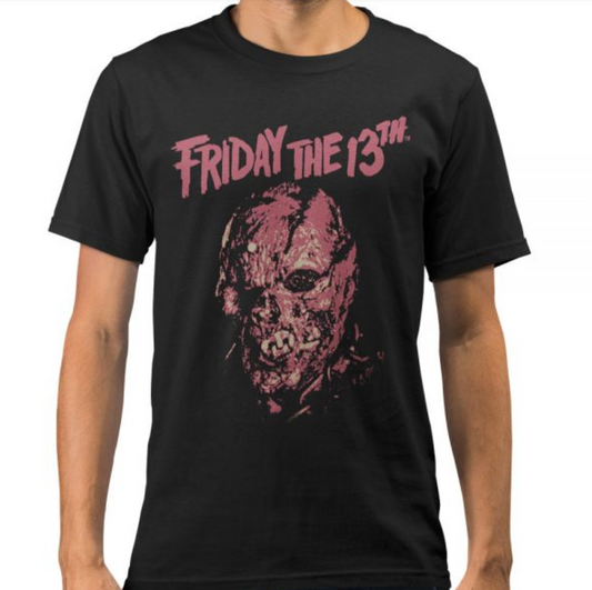 Friday The 13th Part VII: New Blood Jason Unmasked T-Shirt Black